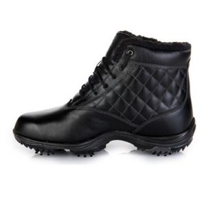 FOOTJOY Women’s Faux Fur Quilted Golf Boot Shoe - Size 10 M